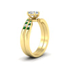 Load image into Gallery viewer, heart-shaped-swirl-channel-diamond-bridal-set-with-emerald-in-yellow-gold-FDENS4028HTGEMGR-NL-YG.jpg