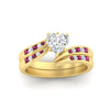 Load image into Gallery viewer, heart-shaped-swirl-channel-diamond-bridal-set-with-pink-sapphire-in-yellow-gold-FDENS4028HTGSADRPI-NL-YG.jpg