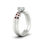 Load image into Gallery viewer, heart-shaped-swirl-channel-diamond-bridal-set-with-ruby-in-white-gold-FDENS4028HTGRUDR-NL-WG.jpg
