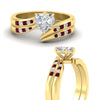Load image into Gallery viewer, heart-shaped-swirl-channel-diamond-bridal-set-with-ruby-in-yellow-gold-FDENS4028HTGRUDR-NL-YG.jpg