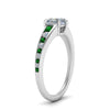 Load image into Gallery viewer, heart-shaped-swirl-engraved-channel-accent-diamond-engagement-ring-with-emerald-in-FD122866HTRGEMGR-NL-WG