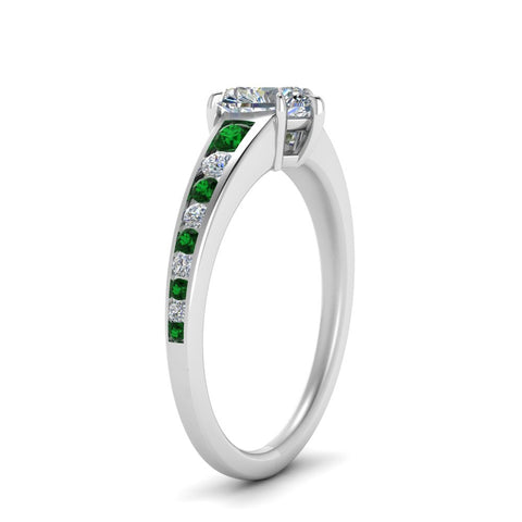 heart-shaped-swirl-engraved-channel-accent-diamond-engagement-ring-with-emerald-in-FD122866HTRGEMGR-NL-WG