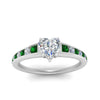 Load image into Gallery viewer, heart-shaped-swirl-engraved-channel-accent-diamond-engagement-ring-with-emerald-in-FD122866HTRGEMGR-NL-WG