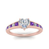 Load image into Gallery viewer, heart-shaped-swirl-engraved-channel-accent-diamond-engagement-ring-with-purple-topaz-in-FD122866HTRGVITO-NL-RG