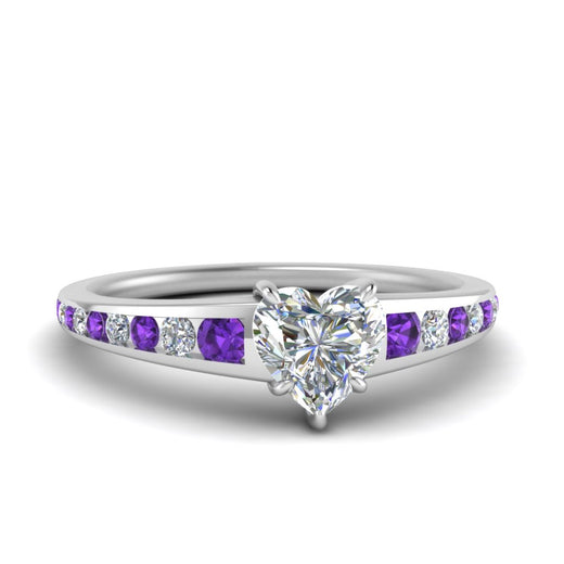 heart-shaped-swirl-engraved-channel-accent-diamond-engagement-ring-with-purple-topaz-in-FD122866HTRGVITO-NL-WG
