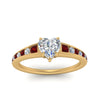 Load image into Gallery viewer, heart-shaped-swirl-engraved-channel-accent-diamond-engagement-ring-with-ruby-in-FD122866HTRGRUDR-NL-YG