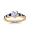 Load image into Gallery viewer, heart-shaped-swirl-engraved-channel-accent-diamond-engagement-ring-with-sapphire-in-FD122866HTRGSABL-NL-YG