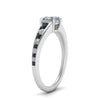 Load image into Gallery viewer, heart-shaped-swirl-engraved-channel-accent-engagement-ring-with-black-diamond-in-FD122866HTRGBLACK-NL-WG