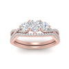 Load image into Gallery viewer, heart-shaped-twisted-floral-prong-diamond-wedding-set-in-rose-gold-FD10257HT-ANGLE5-NL-RG?v=1756359990