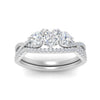 Load image into Gallery viewer, heart-shaped-twisted-floral-prong-diamond-wedding-set-in-white-gold-FD10257HT-ANGLE5-NL-WG?v=1756359990