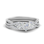 Load image into Gallery viewer, heart-shaped-twisted-floral-prong-diamond-wedding-set-in-white-gold-FD10257HT-NL-WG?v=1756359990
