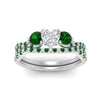 Load image into Gallery viewer, heart-shaped-twisted-floral-prong-emerald-wedding-set-in-white-gold-FD10257HTGEMGR-ANGLE5-NL-WG?v=1756359990