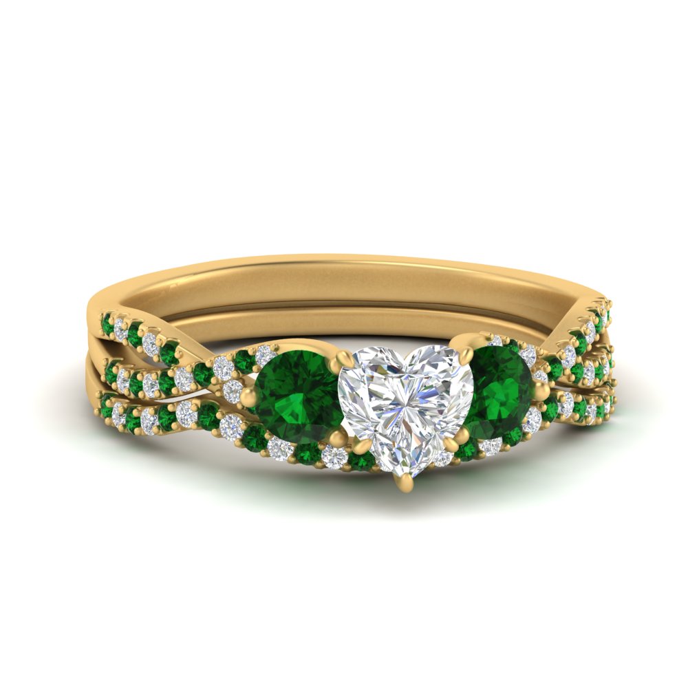 heart-shaped-twisted-floral-prong-emerald-wedding-set-in-yellow-gold-FD10257HTGEMGR-NL-YG?v=1756359990