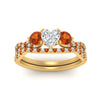 Load image into Gallery viewer, heart-shaped-twisted-floral-prong-orange-sapphire-wedding-set-in-yellow-gold-FD10257HTGSAOR-ANGLE5-NL-YG?v=1756359990