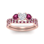 Load image into Gallery viewer, heart-shaped-twisted-floral-prong-pink-sapphire-wedding-set-in-rose-gold-FD10257HTGSADRPI-ANGLE5-NL-RG_d74f9762-9b4e-4a66-a975-2aac2a10981d?v=1756360128
