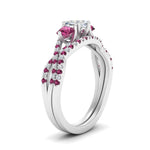 Load image into Gallery viewer, heart-shaped-twisted-floral-prong-pink-sapphire-wedding-set-in-white-gold-FD10257HTGSADRPI-ANGLE2-NL-WG?v=1756359990
