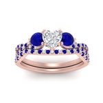 Load image into Gallery viewer, heart-shaped-twisted-floral-prong-sapphire-wedding-set-in-rose-gold-FD10257HTGSABL-ANGLE5-NL-RG_adccf071-165f-4db8-ac1a-8beab90ca856?v=1756360128
