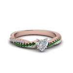 Load image into Gallery viewer, heart-shaped-twisted-vine-diamond-engagement-ring-for-women-with-emerald-in-14K-rose-gold-FD8233HTRGEMGR-NL-RG.jpg
