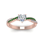 Load image into Gallery viewer, heart-shaped-twisted-vine-diamond-engagement-ring-for-women-with-emerald-in-14K-rose-gold-FD8233HTRGEMGR-NL-RG.jpg
