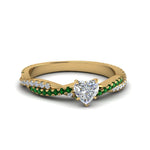 Load image into Gallery viewer, heart-shaped-twisted-vine-diamond-engagement-ring-for-women-with-emerald-in-14K-yellow-gold-FD8233HTRGEMGR-NL-YG.jpg
