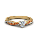 Load image into Gallery viewer, heart-shaped-twisted-vine-diamond-engagement-ring-for-women-with-orange-sapphire-in-14K-yellow-gold-FD8233HTRGSAOR-NL-YG.jpg
