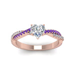 Load image into Gallery viewer, heart-shaped-twisted-vine-diamond-engagement-ring-for-women-with-violac-topaz-in-14K-rose-gold-FD8233HTRGVITO-NL-RG.jpg

