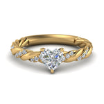 Load image into Gallery viewer, heart-shaped-twisted-vine-engagement-ring-in-yellow-gold-FD9127HTR-NL-YG
