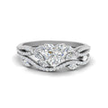 Thumbnail 23 - heart-shaped-twisted-vine-luxury-diamond-bridal-ring-set-in-white-gold-FDENR3211HTANGLE3-NL-WG