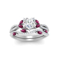 Thumbnail 33 - heart-shaped-twisted-vine-luxury-pink-sapphire-bridal-ring-set-in-white-gold-FDENR3211HTGSADRPIANGLE3-NL-WG