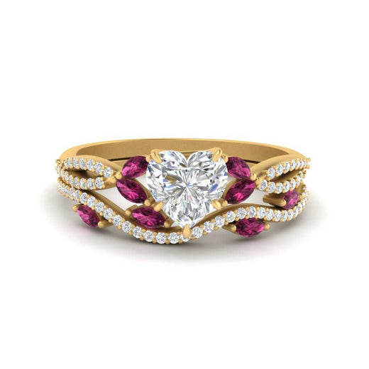 heart-shaped-twisted-vine-luxury-pink-sapphire-bridal-ring-set-in-yellow-gold-FDENR3211HTGSADRPIANGLE3-NL-YG