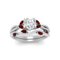 Thumbnail 41 - heart-shaped-twisted-vine-luxury-ruby-bridal-ring-set-in-white-gold-FDENR3211HTGRUDRANGLE3-NL-WG