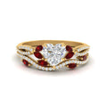 Thumbnail 59 - heart-shaped-twisted-vine-luxury-ruby-bridal-ring-set-in-yellow-gold-FDENR3211HTGRUDRANGLE3-NL-YG