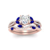 Load image into Gallery viewer, heart-shaped-twisted-vine-luxury-sapphire-bridal-ring-set-in-rose-gold-FDENR3211HTGSABLANGLE3-NL-RG