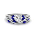 Thumbnail 27 - heart-shaped-twisted-vine-luxury-sapphire-bridal-ring-set-in-white-gold-FDENR3211HTGSABLANGLE3-NL-WG