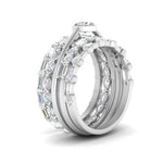Load image into Gallery viewer, heart-solitaire-ring-with-stacked-diamond-band-in-FD10148-NL-WG
