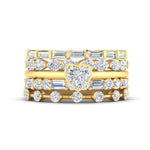 Load image into Gallery viewer, heart-solitaire-ring-with-stacked-diamond-band-in-FD10148-NL-YG
