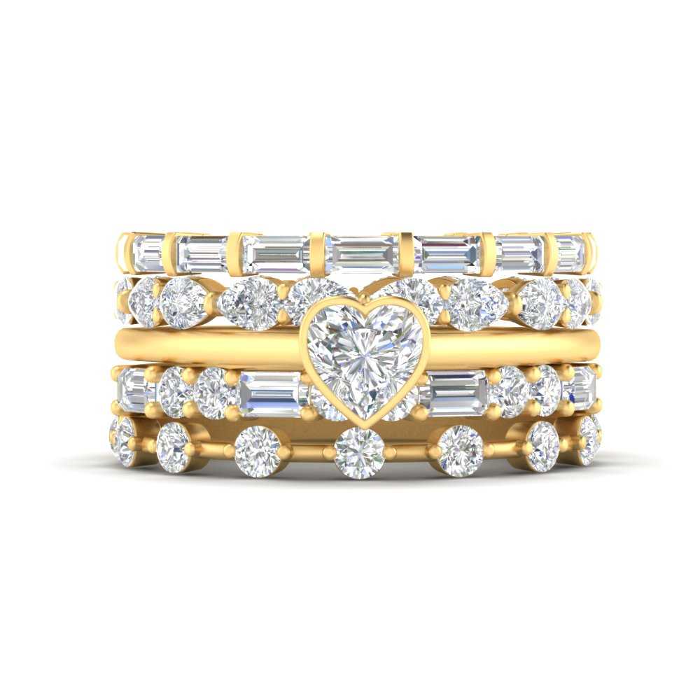 heart-solitaire-ring-with-stacked-diamond-band-in-FD10148-NL-YG