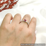 Load image into Gallery viewer, Petite Vine Heart Gemstone Ring