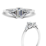 Load image into Gallery viewer, heirloom-inspired-_emerald-cut-earth-created-engagement-ring-in-platinum-FDENR635EMRANGLE3-NL-WG