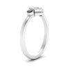 Load image into Gallery viewer, Hexagon Bezel 3 Round Stone Engagement Ring