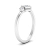 Load image into Gallery viewer, Hexagon Bezel 3 Round Stone Engagement Ring