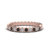 Load image into Gallery viewer, hexagon-women-band-with-black-diamond-in-rose-gold-FD-9187GBLACK-NL-RG.jpg
