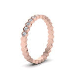 Load image into Gallery viewer, hexagon-women-diamond-band-in-rose-gold-FD-9187-NL-RG.jpg

