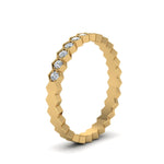 Load image into Gallery viewer, hexagon-women-diamond-band-in-yellow-gold-FD-9187-NL-YG.jpg
