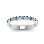 Load image into Gallery viewer, hexagon-women-diamond-band-with-blue-topaz-in-white-gold-FD-9187GICBLTO-NL-WG.jpg
