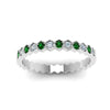 Load image into Gallery viewer, hexagon-women-diamond-band-with-emerald-in-white-gold-FD-9187GEMGR-NL-WG.jpg