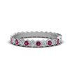 Load image into Gallery viewer, hexagon-women-diamond-band-with-pink-sapphire-in-white-gold-FD-9187GSADRPI-NL-WG.jpg