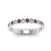 Load image into Gallery viewer, hexagon-women-diamond-band-with-pink-sapphire-in-white-gold-FD-9187GSADRPI-NL-WG.jpg
