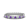 Load image into Gallery viewer, hexagon-women-diamond-band-with-purple-topaz-in-white-gold-FD-9187GVITO-NL-WG.jpg