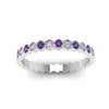 Load image into Gallery viewer, hexagon-women-diamond-band-with-purple-topaz-in-white-gold-FD-9187GVITO-NL-WG.jpg